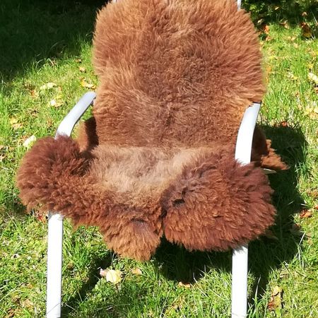 Lammfell braun
